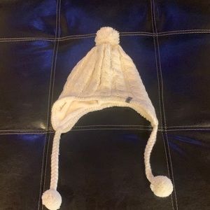 North Face cream hat